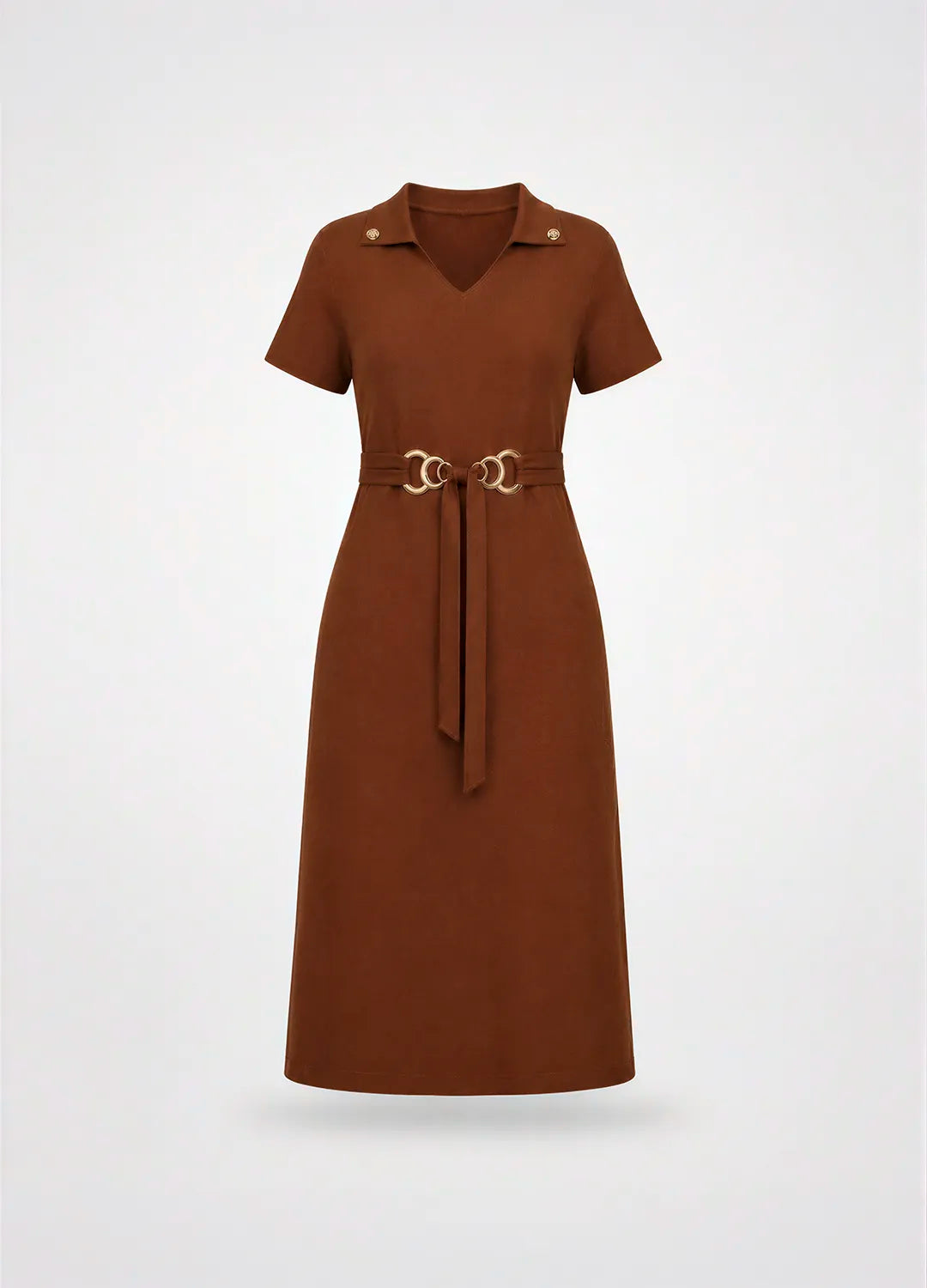 Vestido Mel em Viscose e Linho